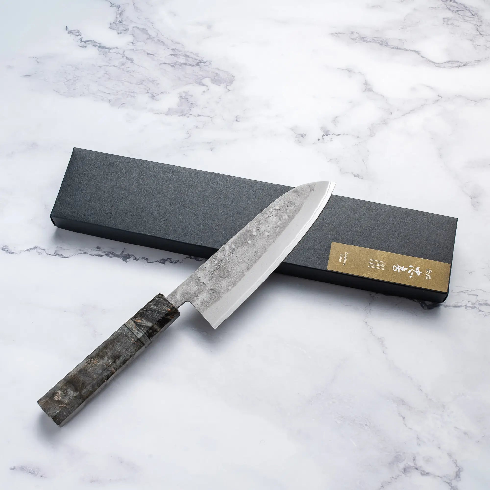 Tadafusa - Nashiji sorozat - Blue #2 - SANTOKU - 165mm