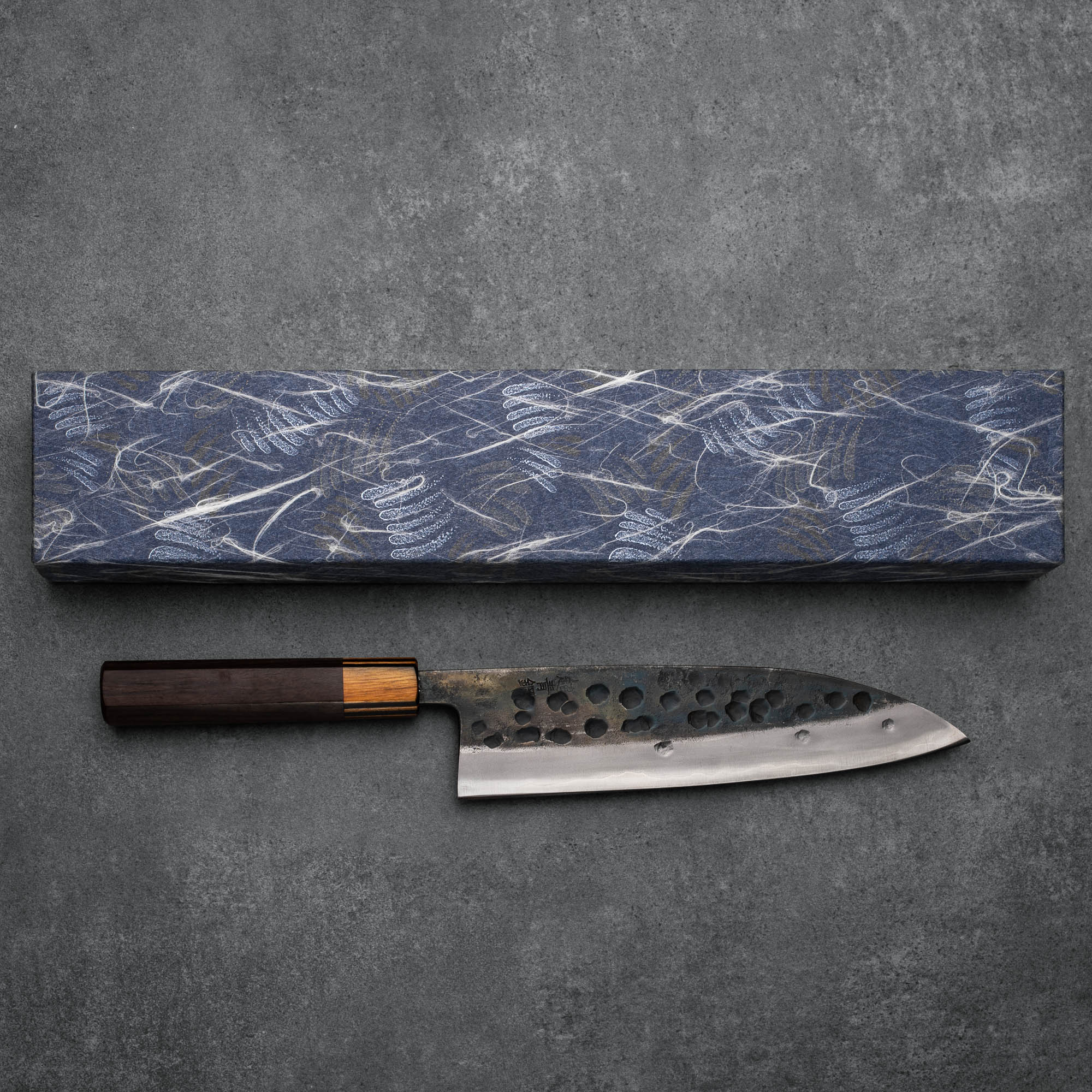 GYUTO - Aogami/Blue Super - Kalapált - Dió - 210 mm