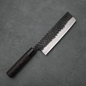 NAKIRI - V2 - Nashiji Tsuchime sorozat - 65HRC - Gesztenye - 165 mm