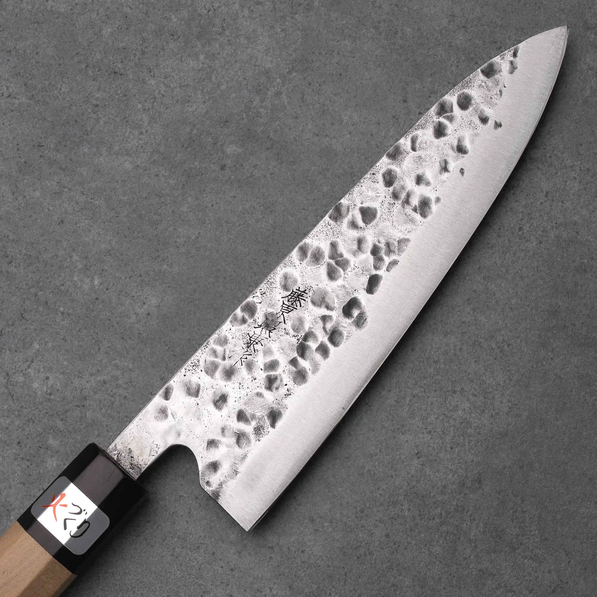 GYUTO - Maboroshi sorozat - Shirogami/White 1# - Magnólia + Bivalyszarv - 180 mm