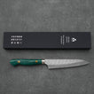 Nigara SG2 Migaki Tsuchime Petty Green Turquoise 150 mm