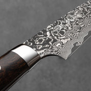 Takeshi Saji R2/SG2 Damascus Black finish Petty Iron Wood 150 mm