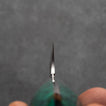 Nigara SG2 Migaki Tsuchime Petty Green Turquoise 150 mm