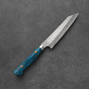 Nigara SG2 Migaki Tsuchime Kiritsuke Petty Blue Turquoise 150 mm