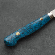 Nigara SG2 Migaki Tsuchime Petty Blue Turquoise 150 mm