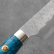 Nigara SG2 Migaki Tsuchime Petty Blue Turquoise 150 mm