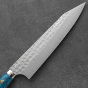 Yoshimi Kato SG2 Minamo Kiritsuke Gyuto Blue 210 mm