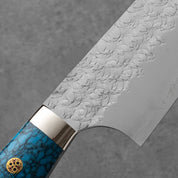 Yoshimi Kato SG2 Minamo Kiritsuke Gyuto Blue 210 mm