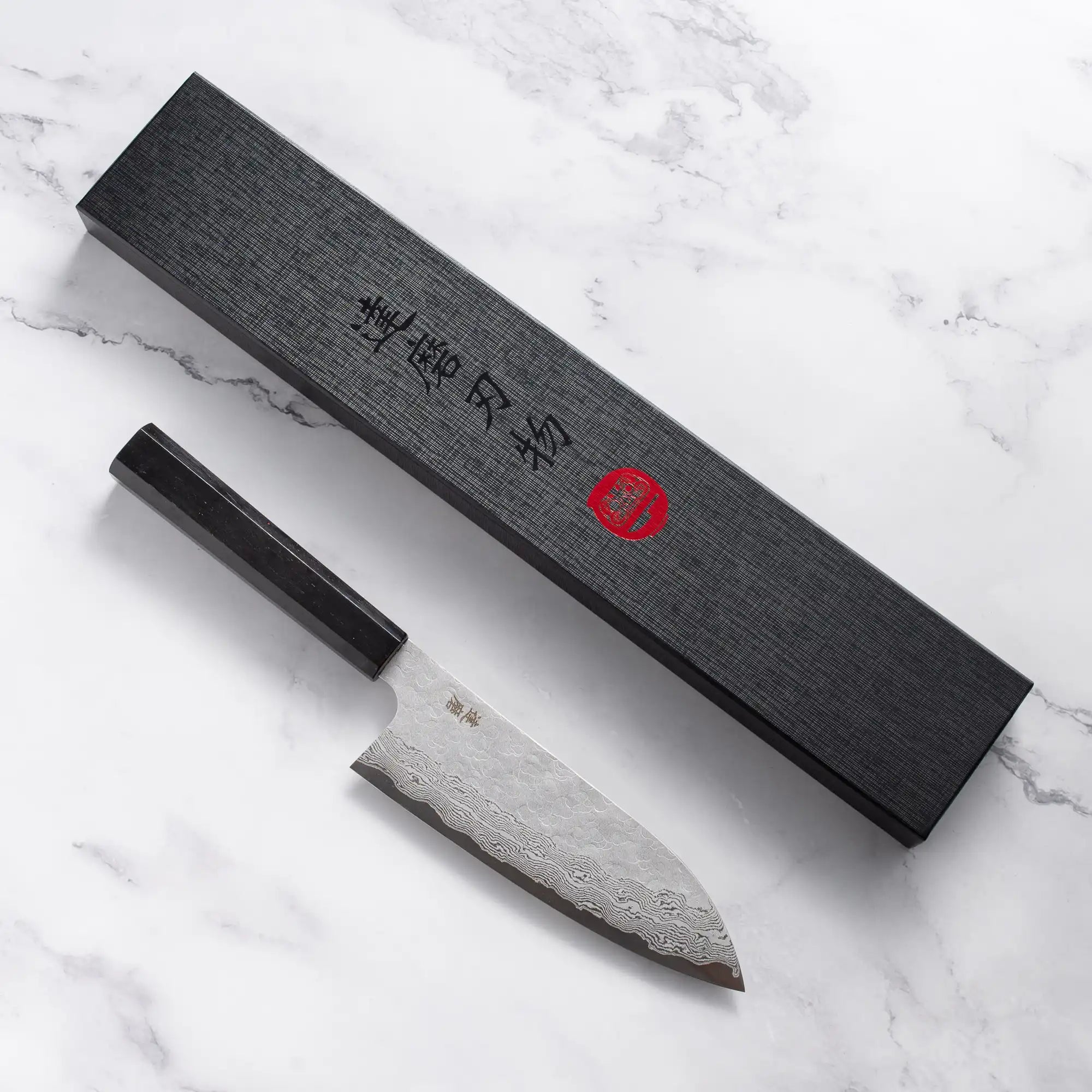 Daruma Hamono - VG-XEOS - Kalapált Damaszk - SANTOKU - 165mm