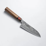 Shigeki Tanaka SG-2 Santoku Zebrano markolattal.