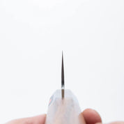 Shigeki Tanaka SG-2 Santoku Zebrano markolattal.