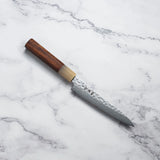 HATSUKOKORO - Hayabusa - VG10 -  Damascus Tsuchime - PETTY - 150 mm