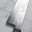 HATSUKOKORO - Ginsou Ginsan - Nickel Damascus - SANTOKU - 180mm