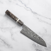 Takeshi Saji - R2 Kurozom Damascus - SANTOKU - 180mm