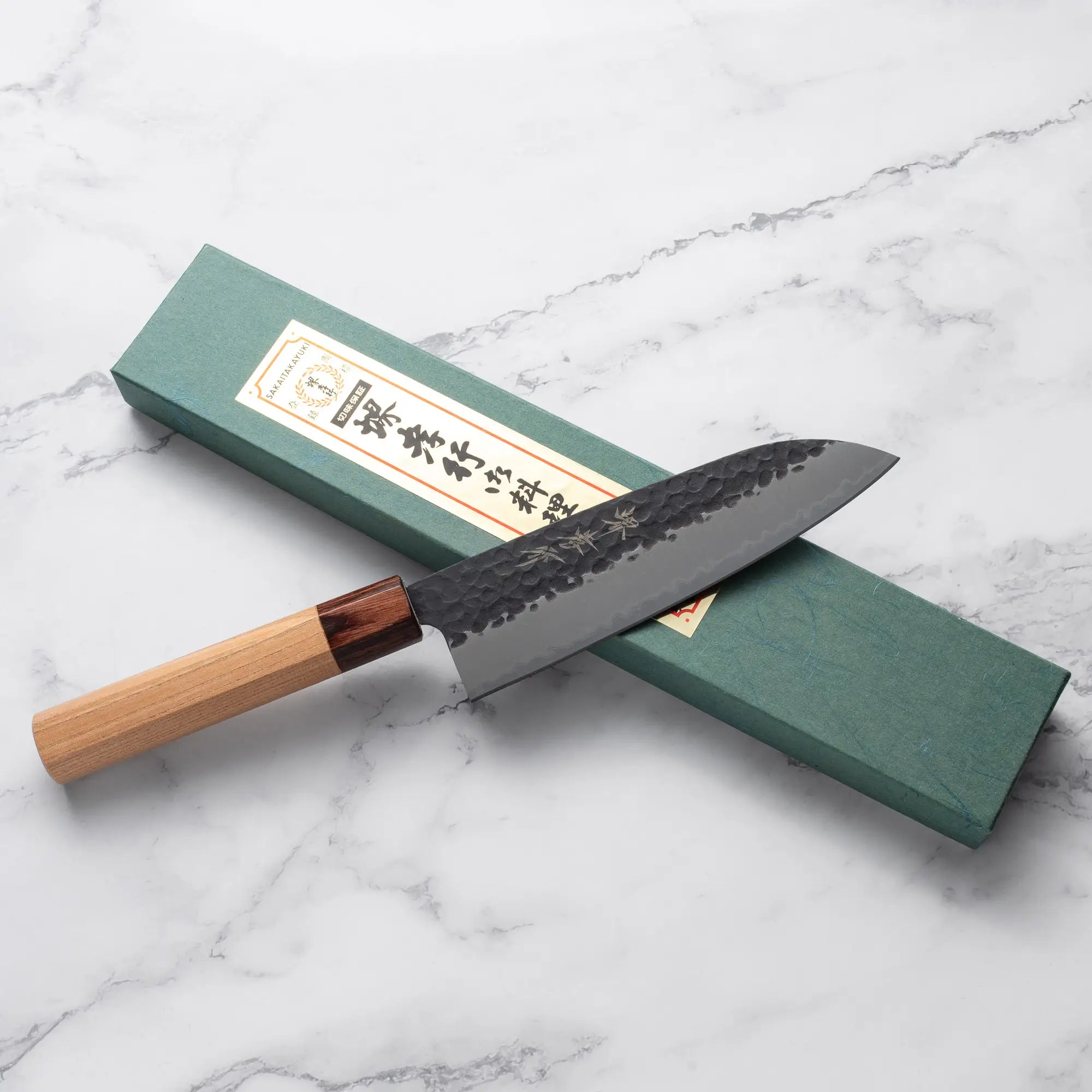 Sakai Takayuki - Aogami Super - Kalapált SANTOKU - 165mm