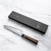 Suncraft Kis SANTOKU - VG-10 - Nikkel Damaszt - 143mm