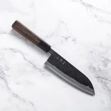HATSUKOKORO "Kurouchi" Santoku - Blue #2 - 170mm
