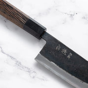 HATSUKOKORO "Kurouchi" Santoku - Blue #2 - 170mm