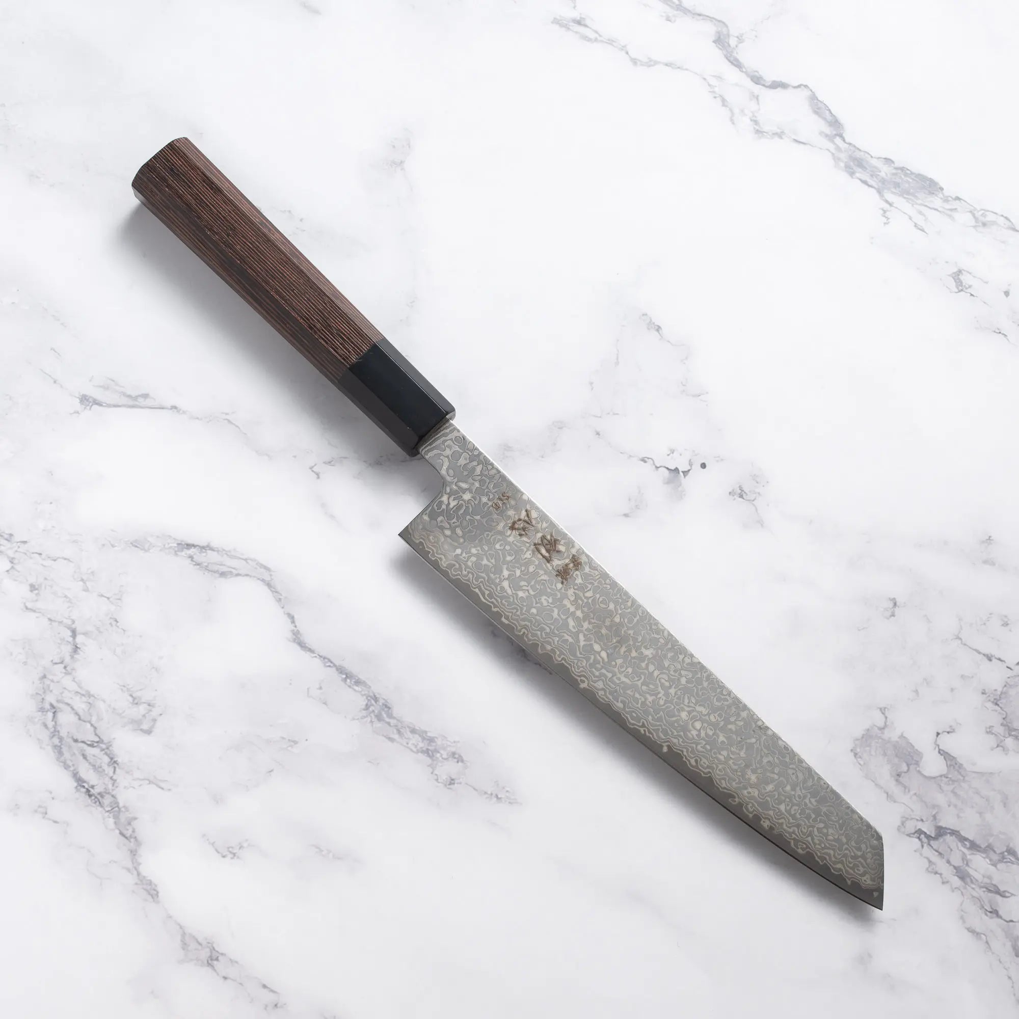 HATSUKOKORO - Hikari Damascus Kurozume - SLD - KIRITSUKE SUJIHIKI - 205 mm