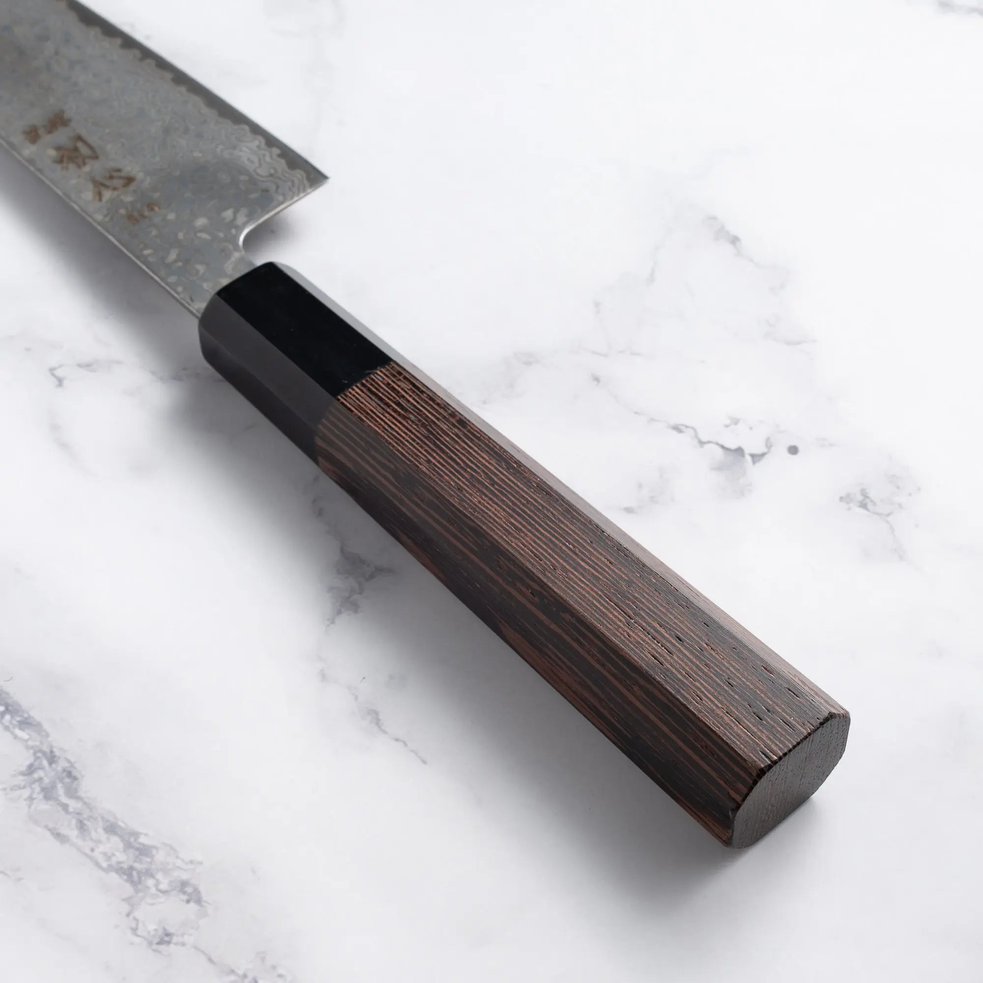 HATSUKOKORO - Hikari Damascus Kurozume - SLD - KIRITSUKE SUJIHIKI - 205 mm