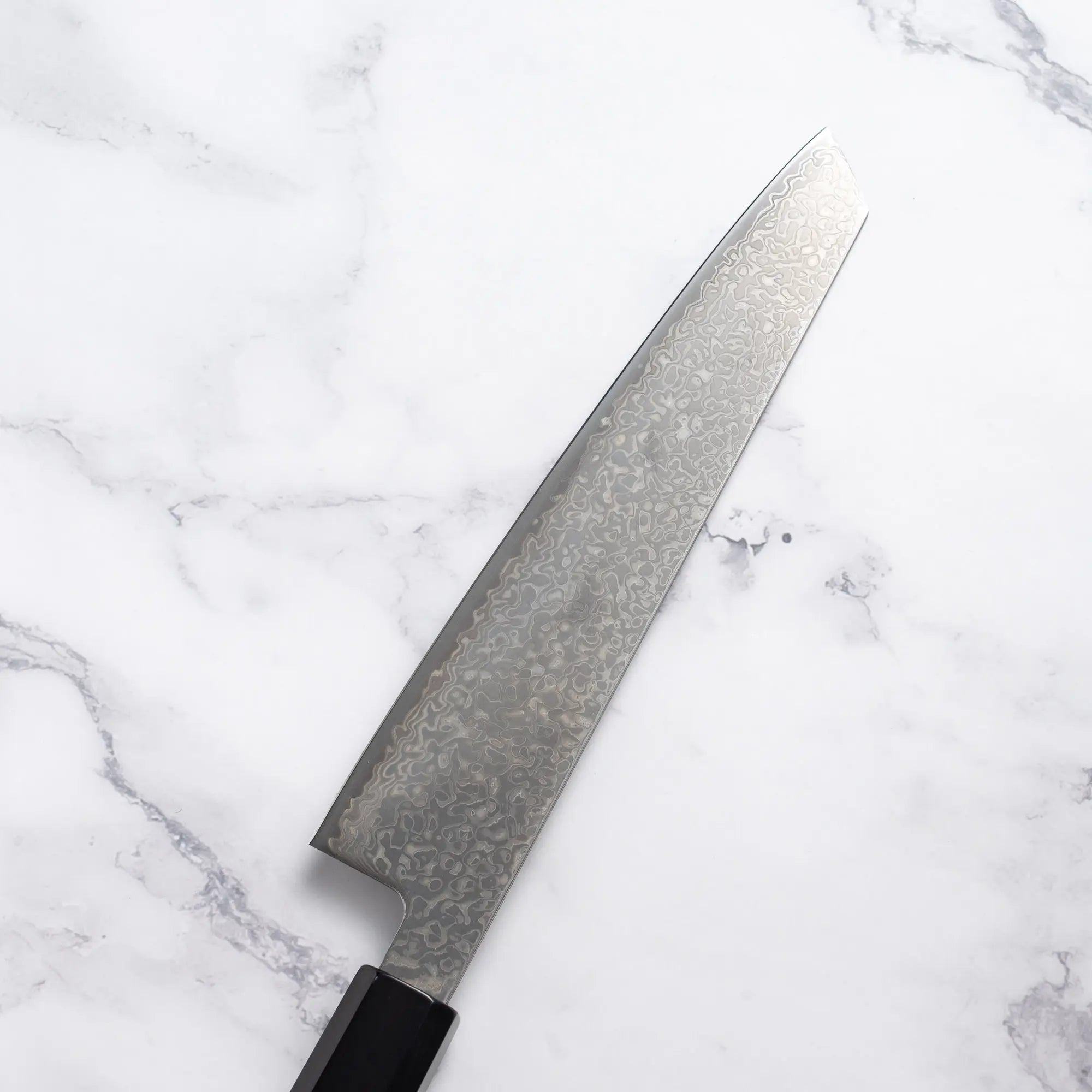 HATSUKOKORO - Hikari Damascus Kurozume - SLD - KIRITSUKE SUJIHIKI - 205 mm