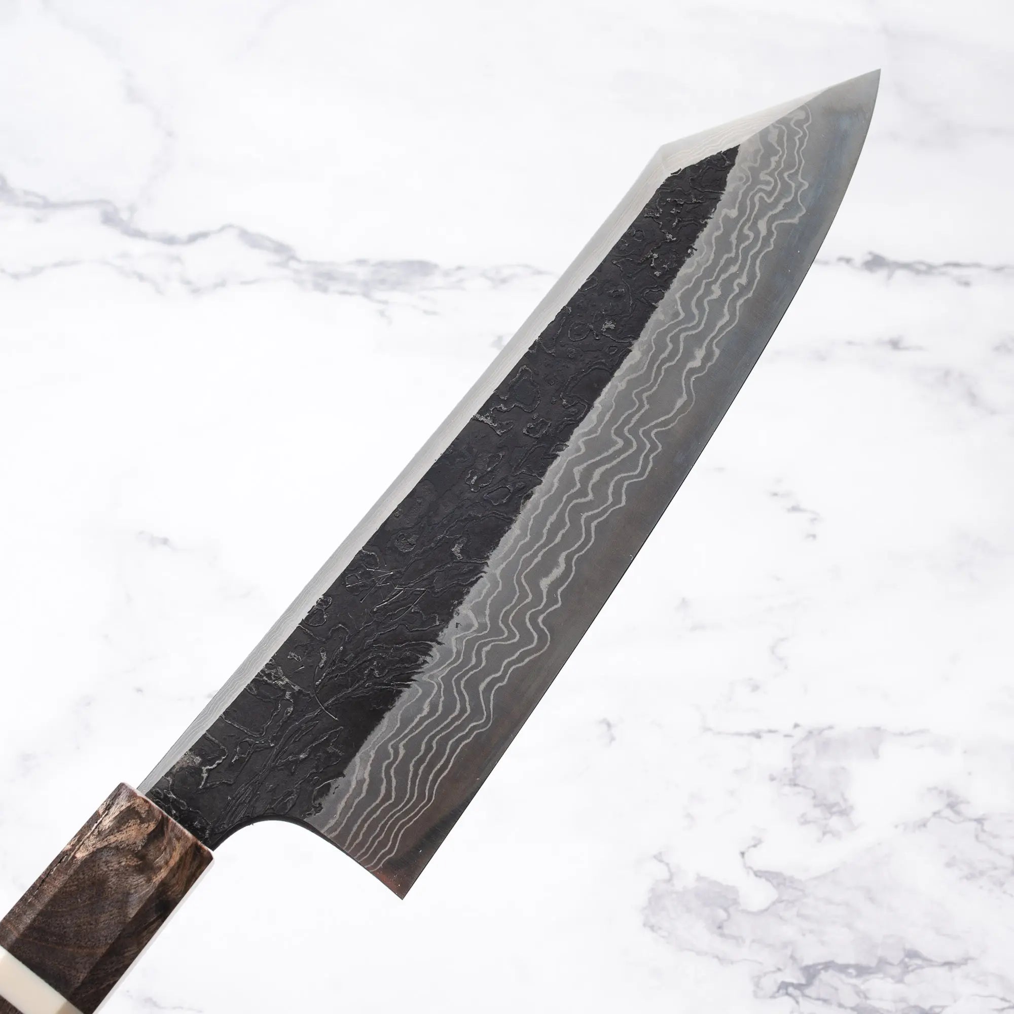 HATSUKOKORO - Yorokobi SP Blast - Kurouchi Damscus - SLD - KIRITSUKE GYUTO - 210 mm