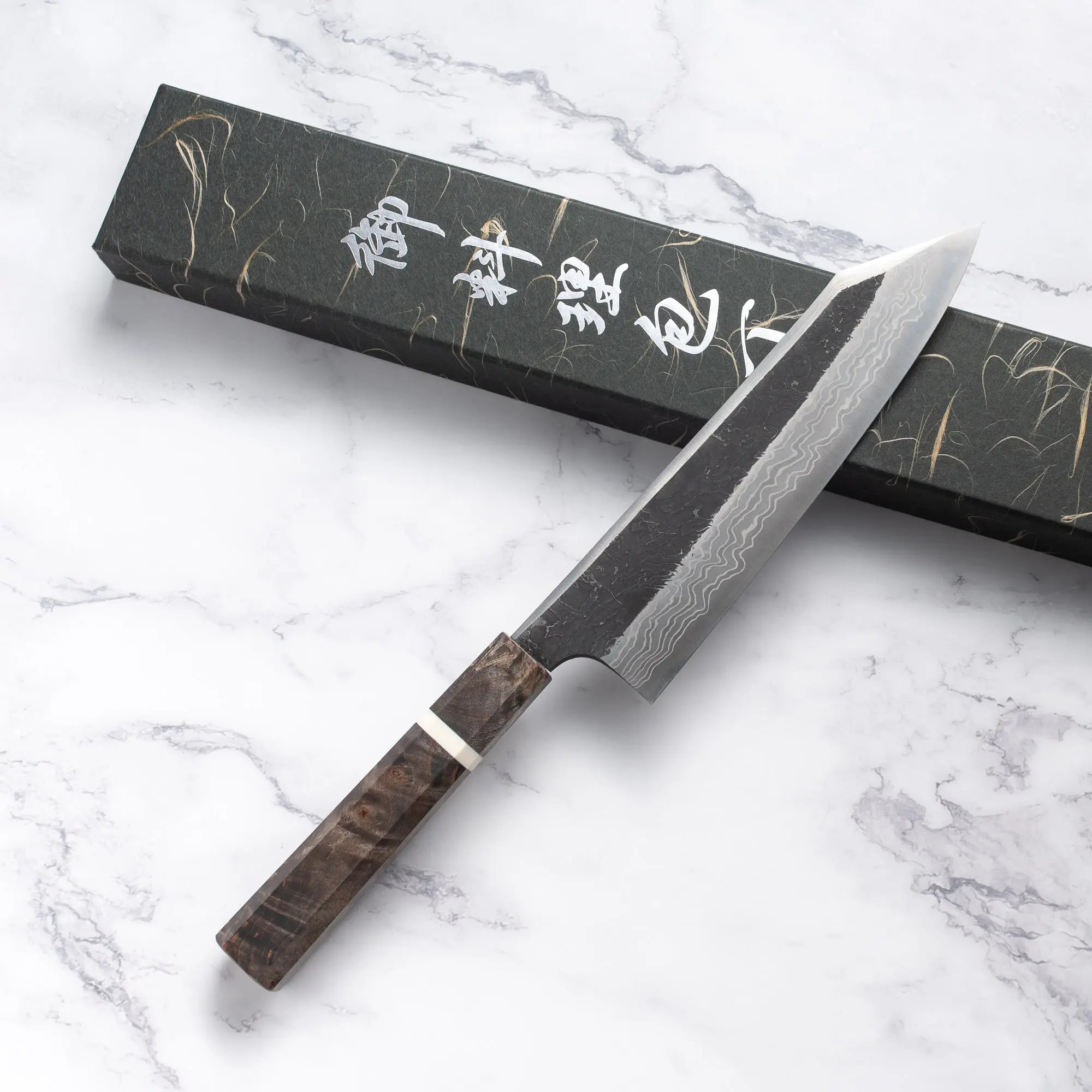 HATSUKOKORO - Yorokobi SP Blast - Kurouchi Damscus - SLD - KIRITSUKE GYUTO - 210 mm