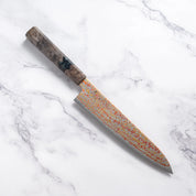 HATSUKOKORO - Kujaku - V-Toku2 - Rainbow Damaszkusz - GYUTO - 210 mm