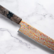 HATSUKOKORO - Kujaku - V-Toku2 - Rainbow Damaszkusz - GYUTO - 210 mm