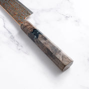 HATSUKOKORO - Kujaku - V-Toku2 - Rainbow Damaszkusz - GYUTO - 210 mm