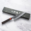 Shigeki Tanaka - Blue #2 - Damascus Kurouchi - SANTOKU - 165 mm