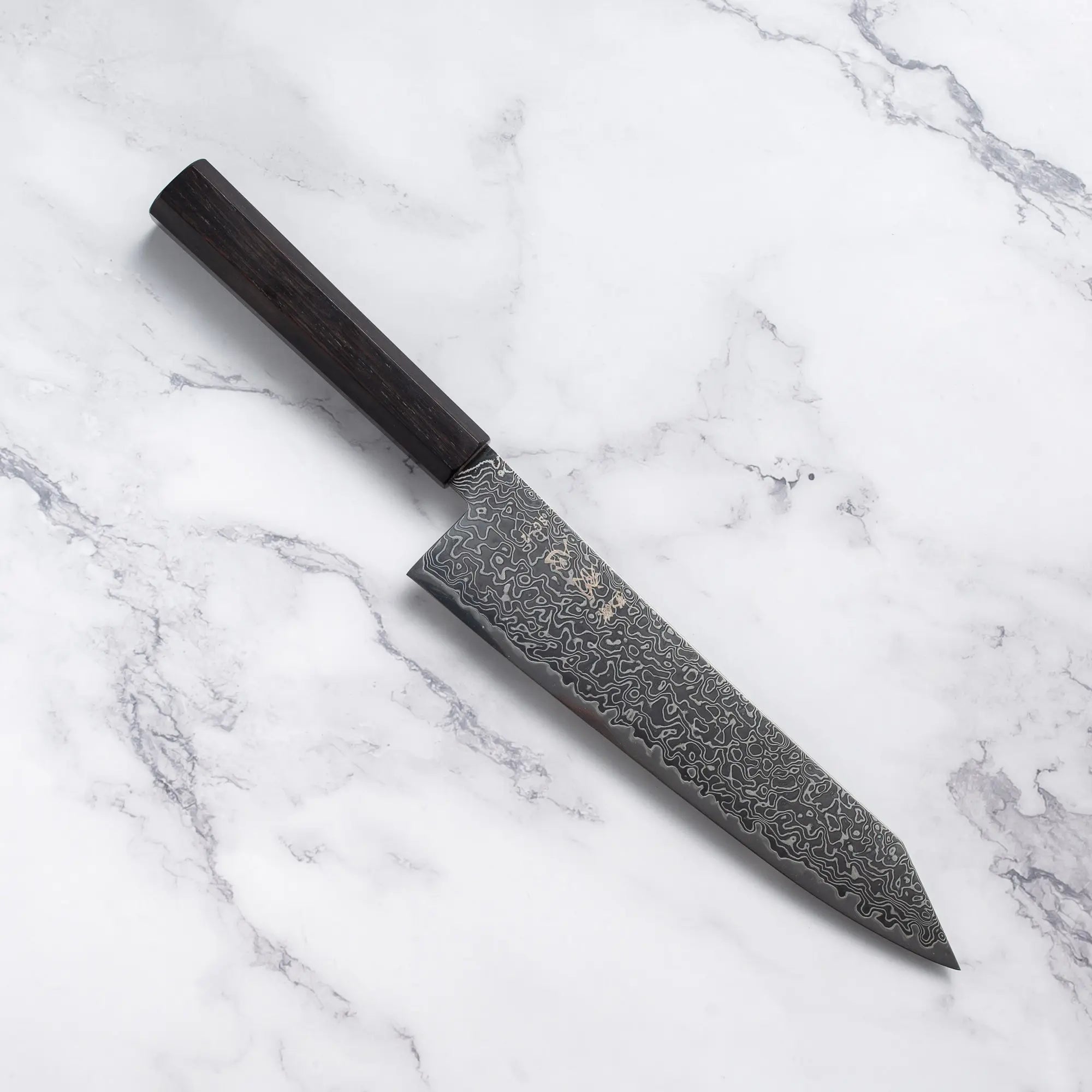 HATSUKOKORO - Ryuhyo Kurozume Damascus - SG2 - KIRITSUKE GYUTO - 210mm