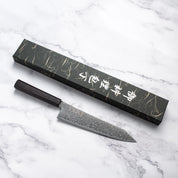 HATSUKOKORO - Ryuhyo Kurozume Damascus - SG2 - KIRITSUKE GYUTO - 210mm