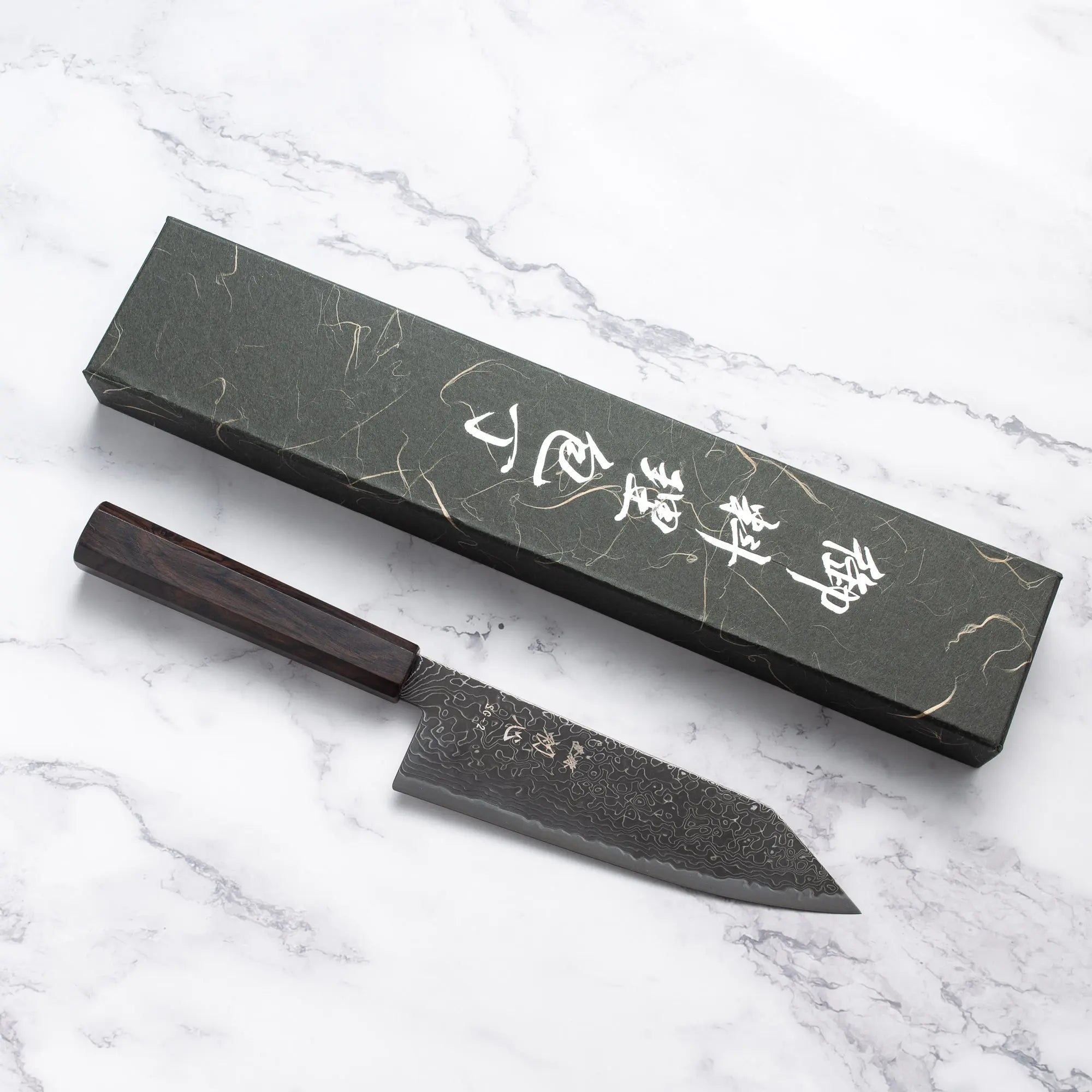 HATSUKOKORO - Ryuhyo Kurozume Damascus - SG2 - BUNKA - 180mm