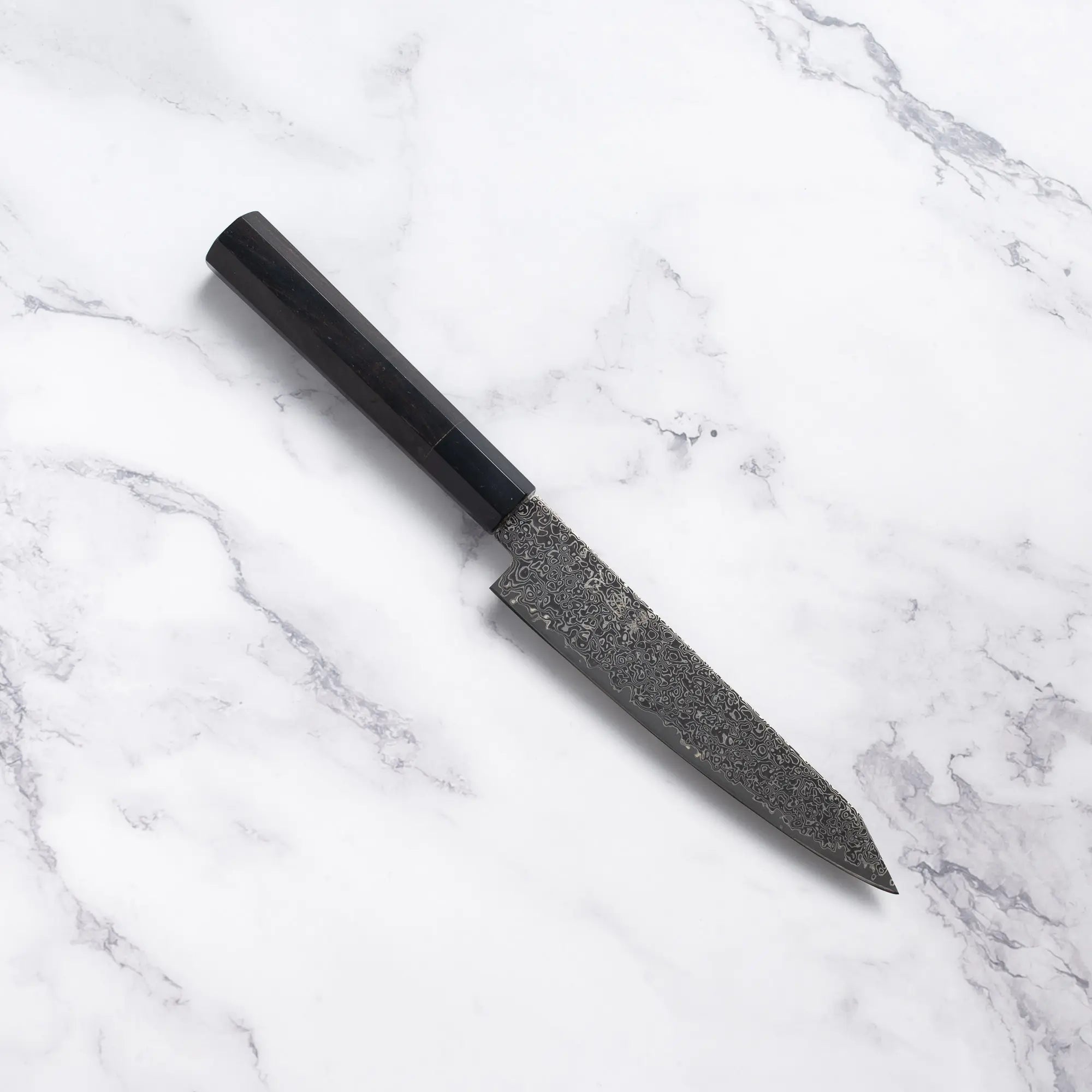 HATSUKOKORO - Saihyo - Nickel Damscus Kurozume - SG2 - KIRITSUKE PETTY - 150 mm