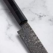 HATSUKOKORO - Saihyo - Nickel Damscus Kurozume - SG2 - KIRITSUKE PETTY - 150 mm