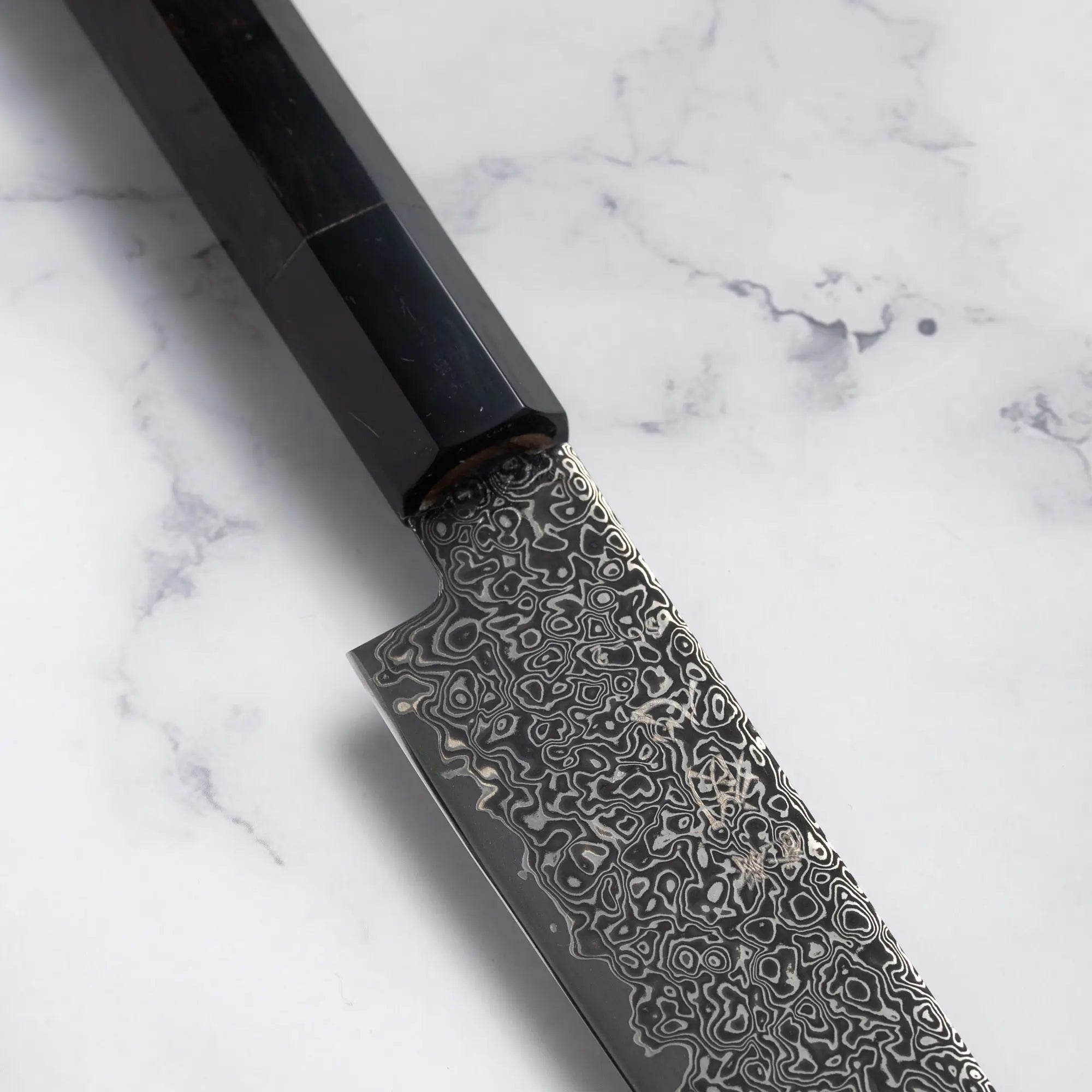 HATSUKOKORO - Saihyo - Nickel Damscus Kurozume - SG2 - KIRITSUKE PETTY - 150 mm