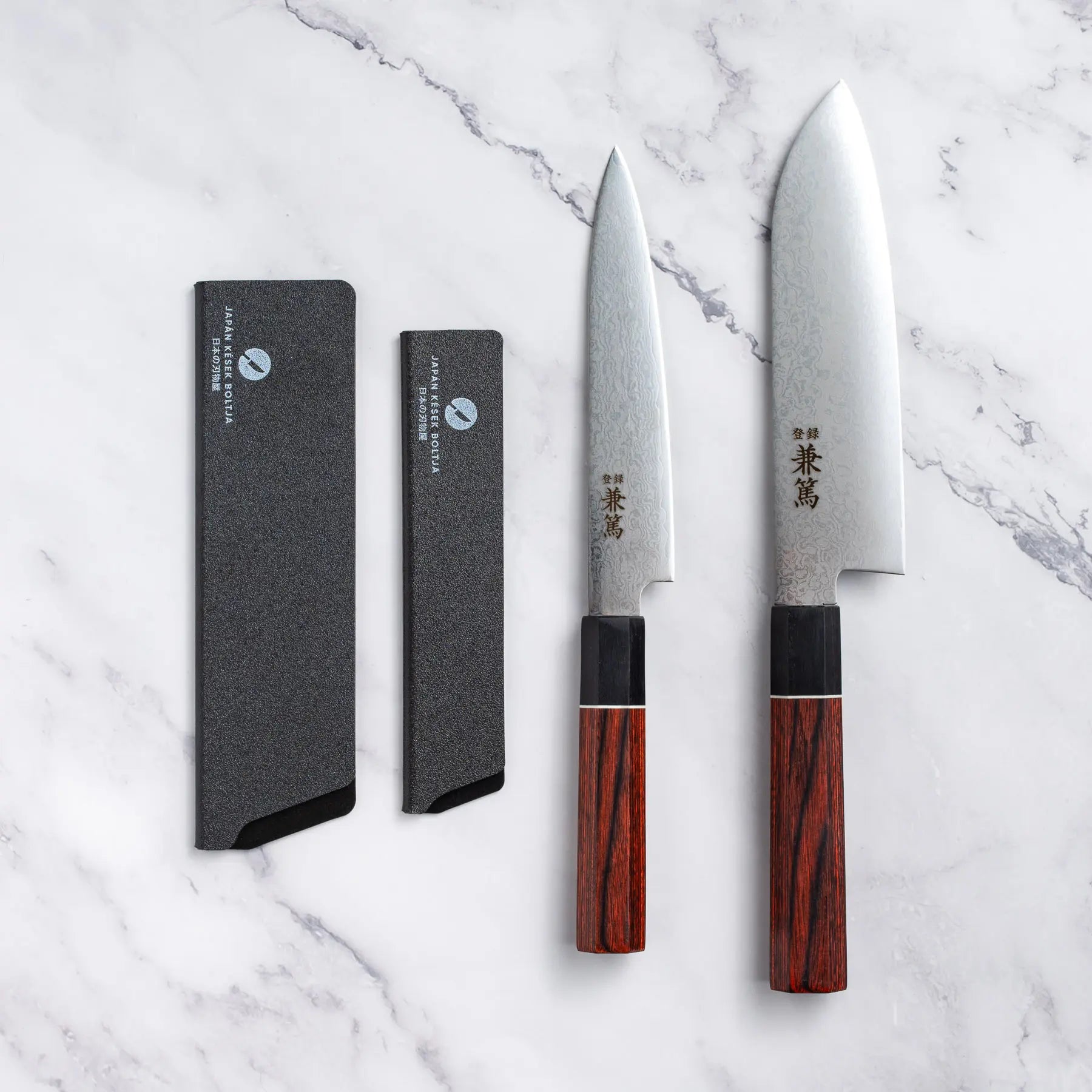 VG10 - SANTOKU  + PETTY  Kés szett 165mm +150mm