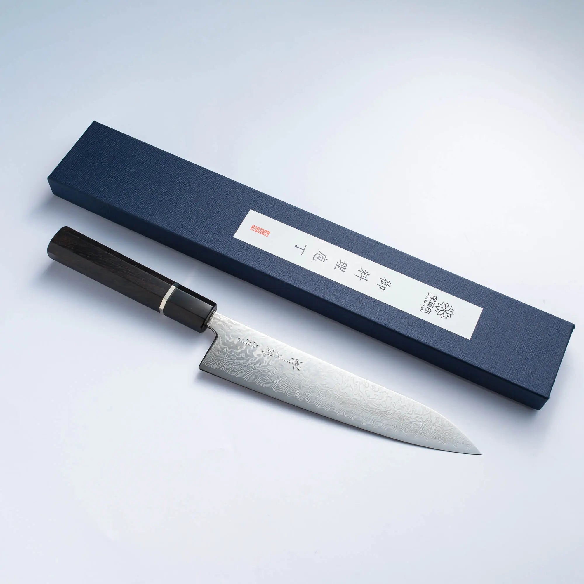 SAKAI KIKUMORI - SLD 210 mm GYUTO ébenfa markolat