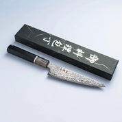 HATSUKOKORO - Hikari Damascus Kurozume - SLD - Ko Santoku - 150mm