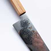 HATSUKOKORO - Ryuhyo - Damascus Migaki - SG2 - SANTOKU - 180mm