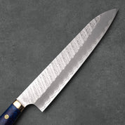 GYUTO - R2/SG2 - Matt Migaki Tsuchime - Polírozott Akril - 240 mm