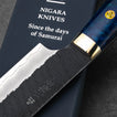 KIRITSUKE SUJIHIKI - R2/SG2 - Tsuchime Kurouchi - Polírozott Akril - 255 mm