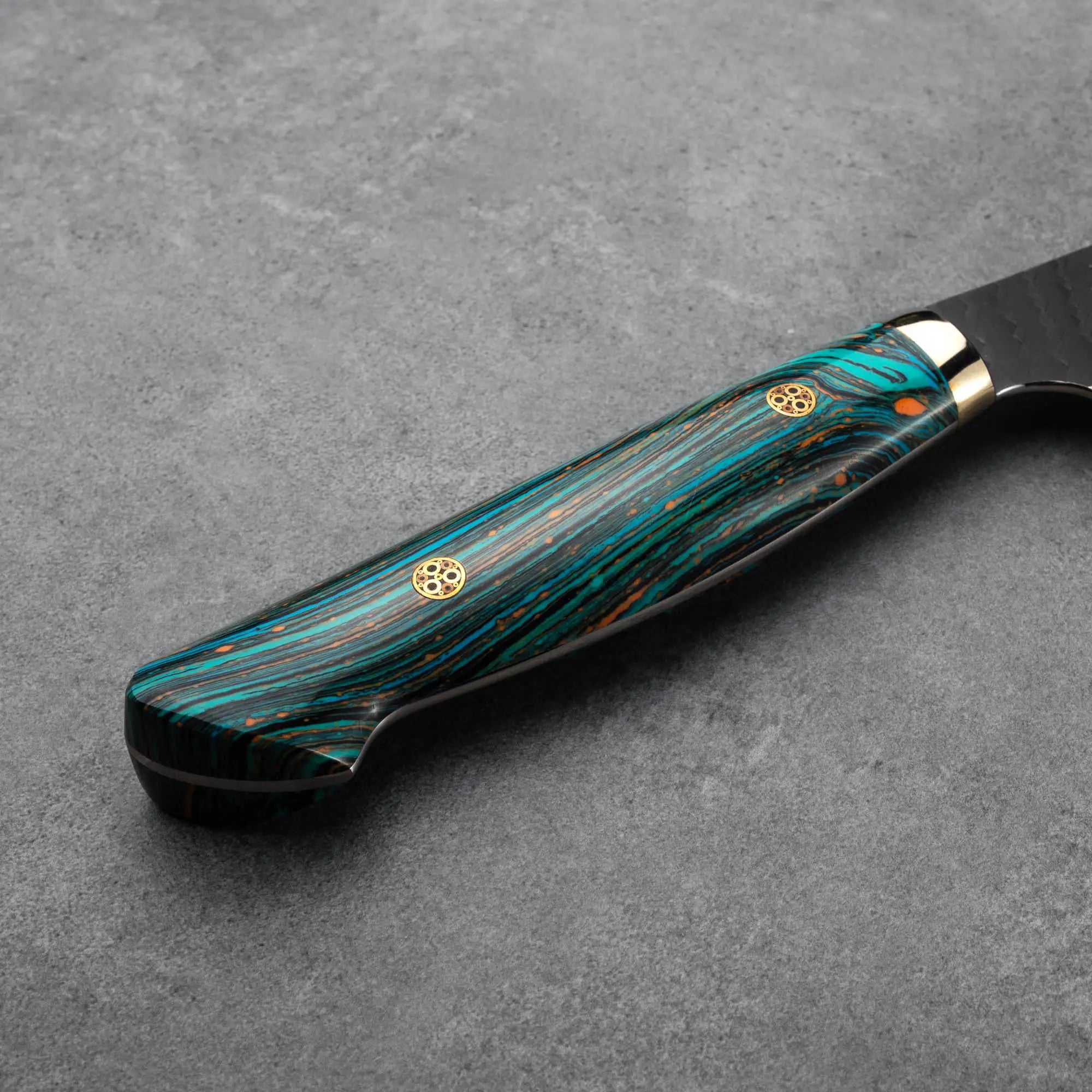 SUJIHIKI - R2/SG2 - Tsuchime Kurouchi - Polírozott Akril "Tejút" - 270 mm