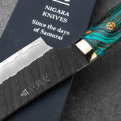 SUJIHIKI - R2/SG2 - Tsuchime Kurouchi - Polírozott Akril "Tejút" - 270 mm