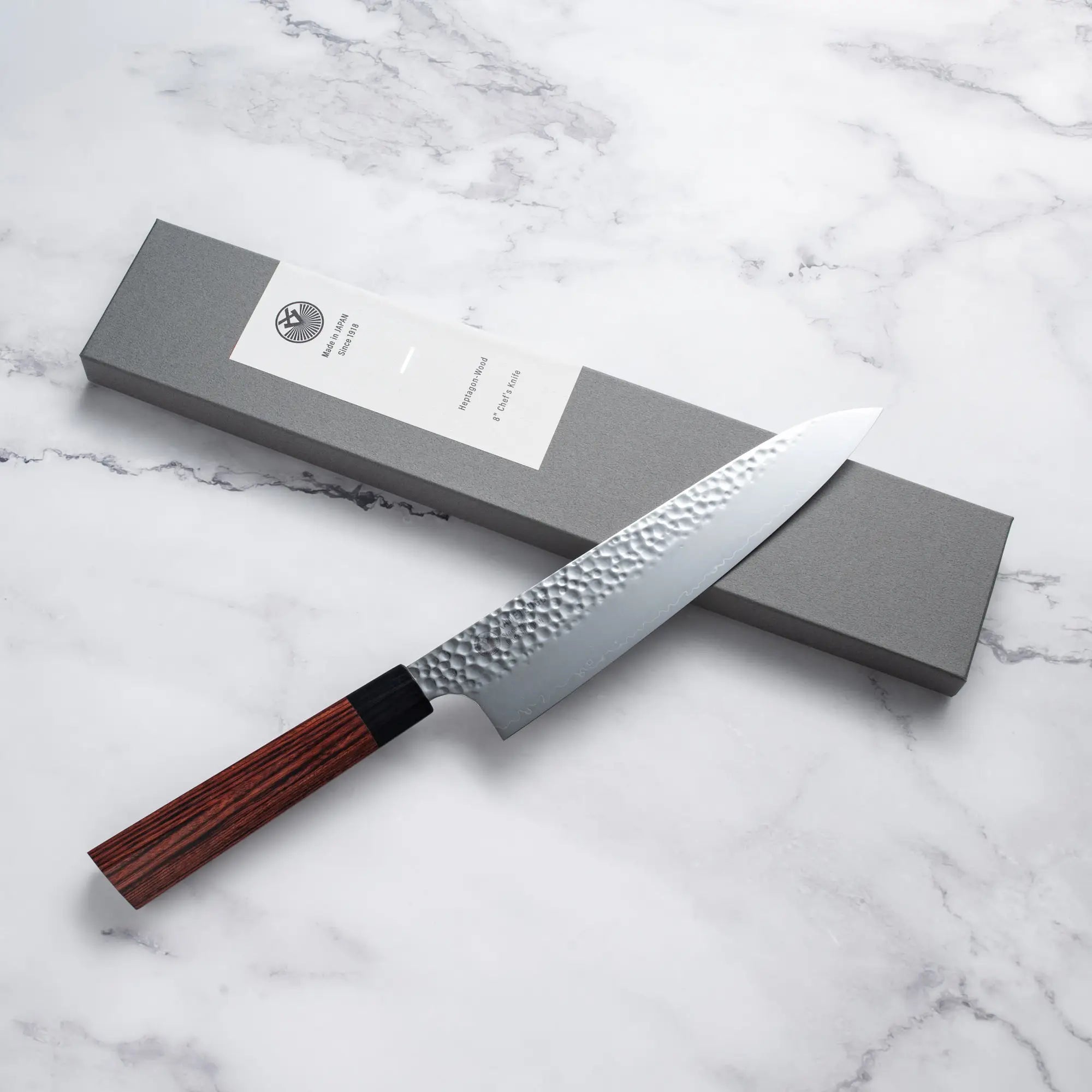 Seki Kanetsugu Classic Hammered VG2 GYUTO- 210 mm
