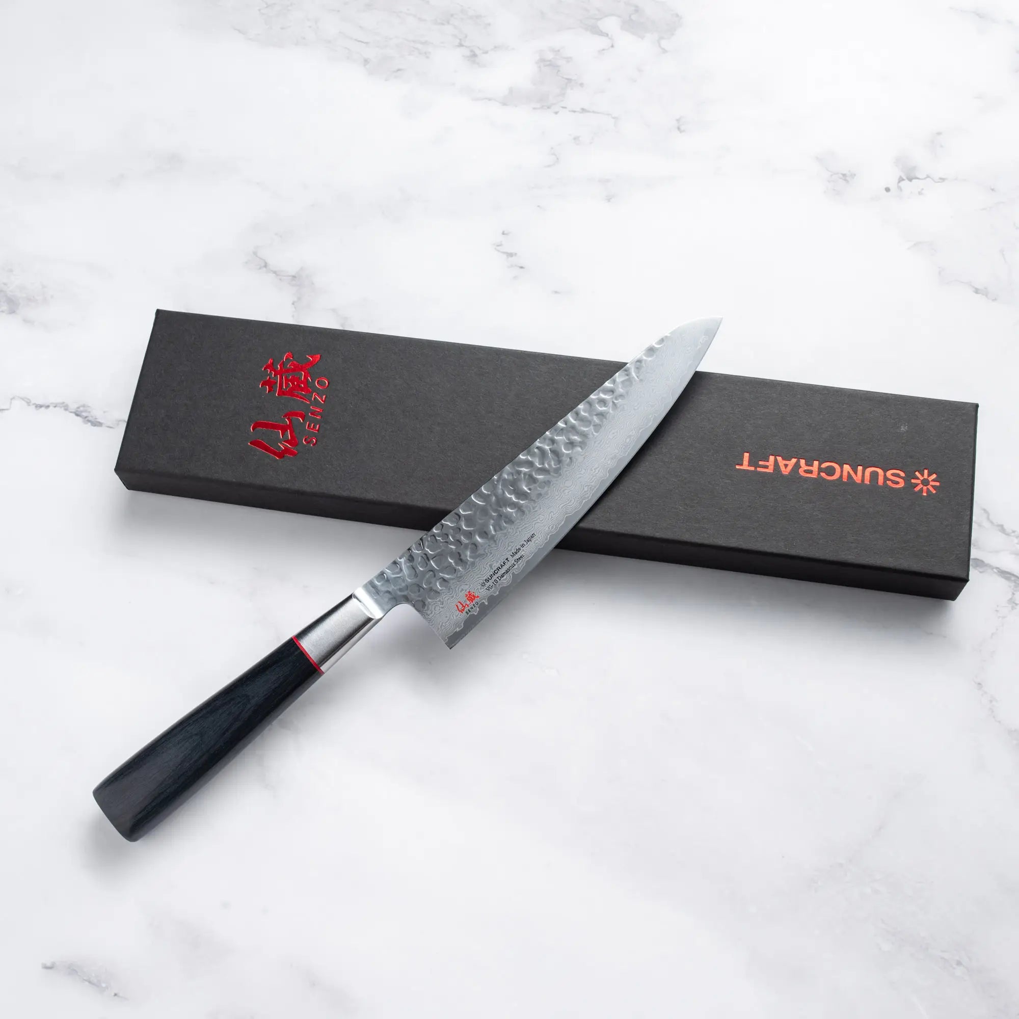 Suncraft SENZO "Classic" - VG10 Damaszk - KO-SANTOKU - 143 mm