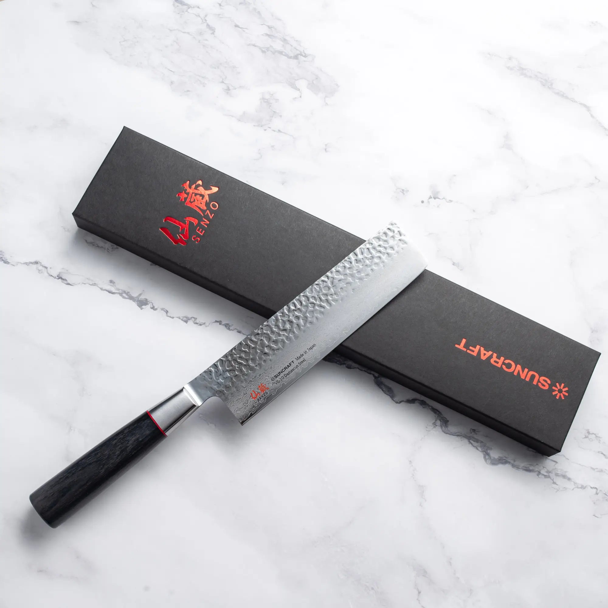 Suncraft SENZO "Classic" - VG10 Damaszk - NAKIRI - 170mm