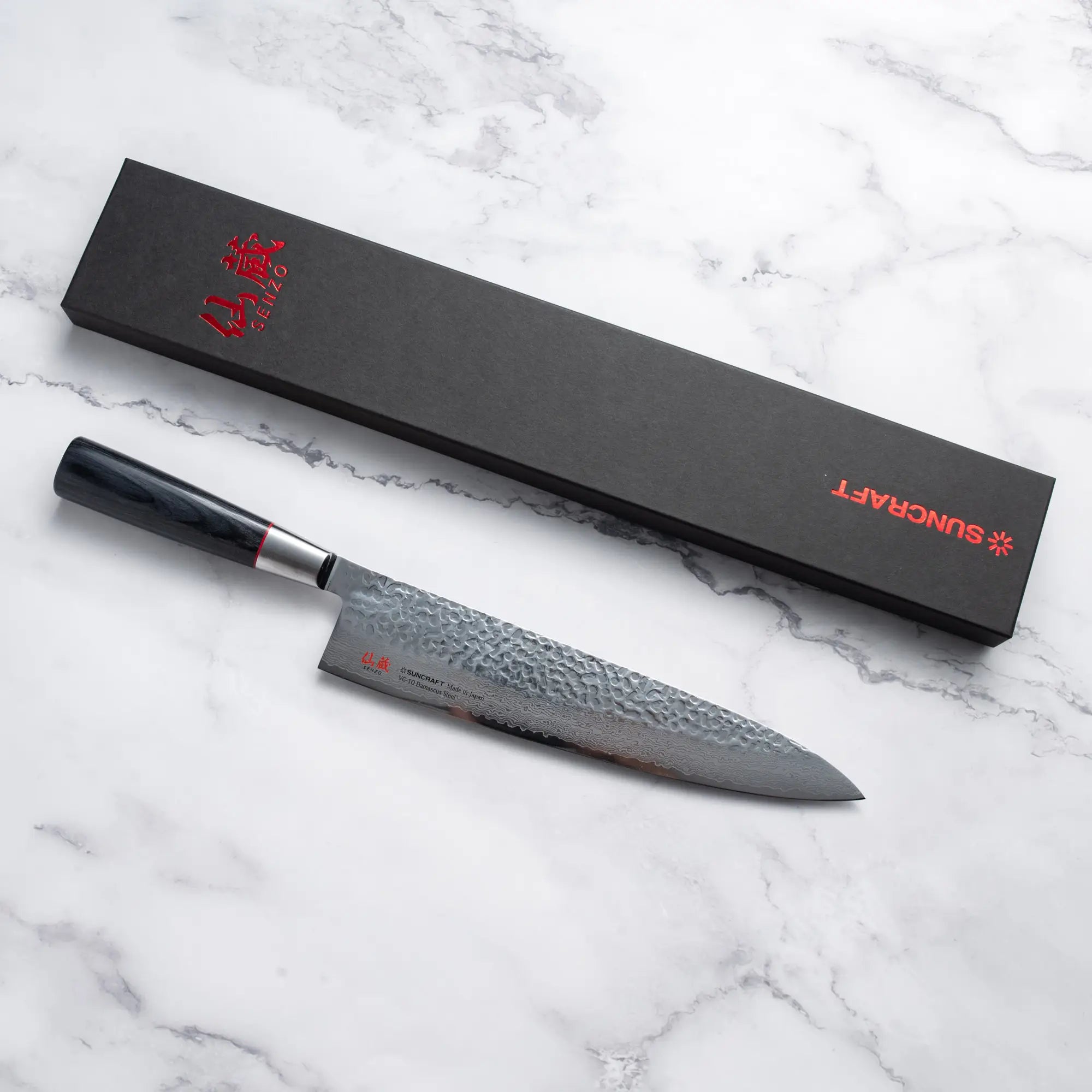 Suncraft SENZO "Classic" - VG10 Damaszk - GYUTO - 210/240 mm