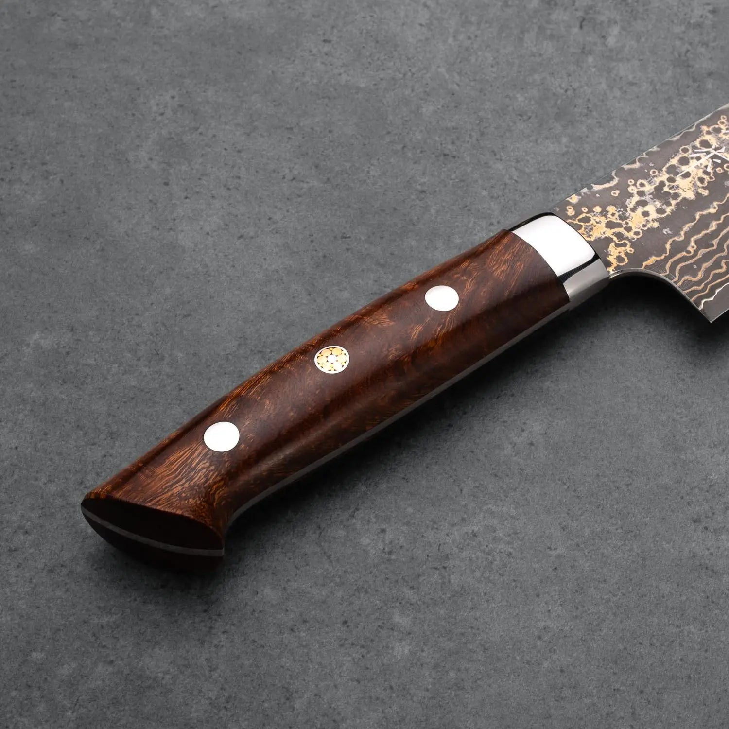 GYUTO - Szivárvány Damaszt - Vasfa - VG10 - 210mm